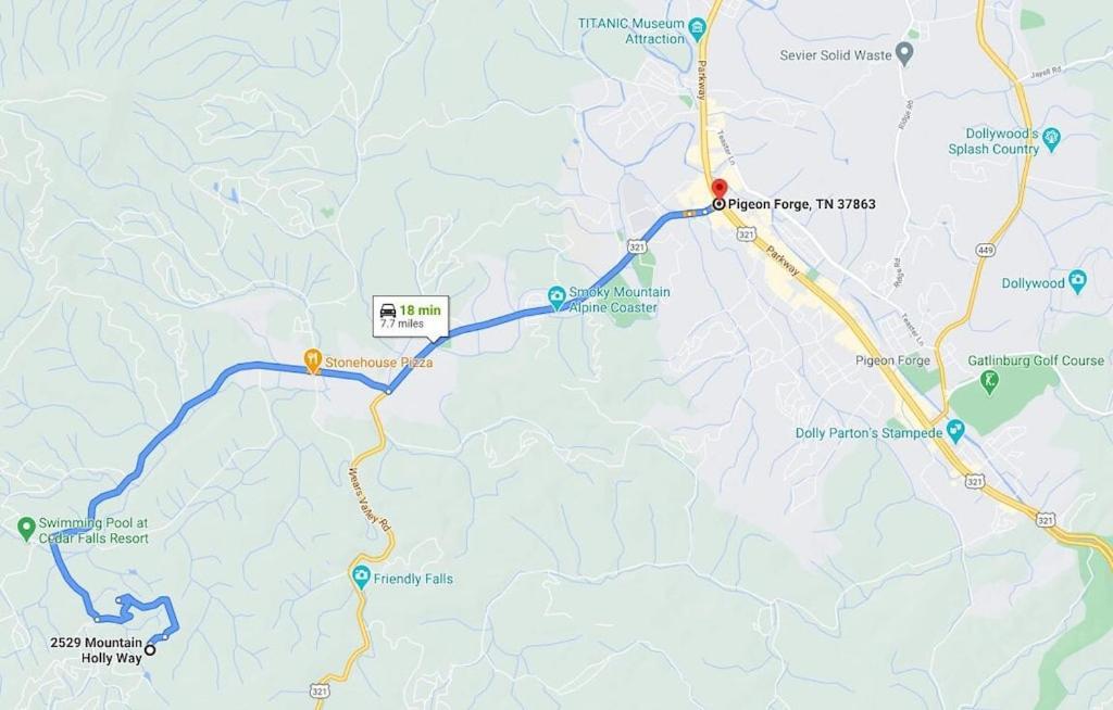 Nordic Mountain Modern Lodge - Family Friendly Luxury Cabin In Walden'S Ridge 세비어빌 외부 사진